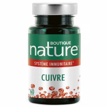 Cuivre - 60 gélules végétales - Boutique Nature