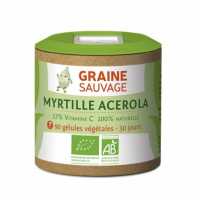myrtille-acerola- 90 gélules - graine sauvage